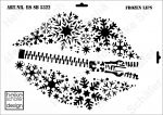 Schablone-Stencil A3 317-5322 Frozen Lips
